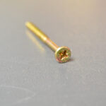 4.5mm Zinc+Yellow Hardened Countersunk Chipboard Screw - Image 2
