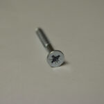 7 Gauge Zinc+Clear Hardened Twin Thread Countersunk Wood Screw - Image 2