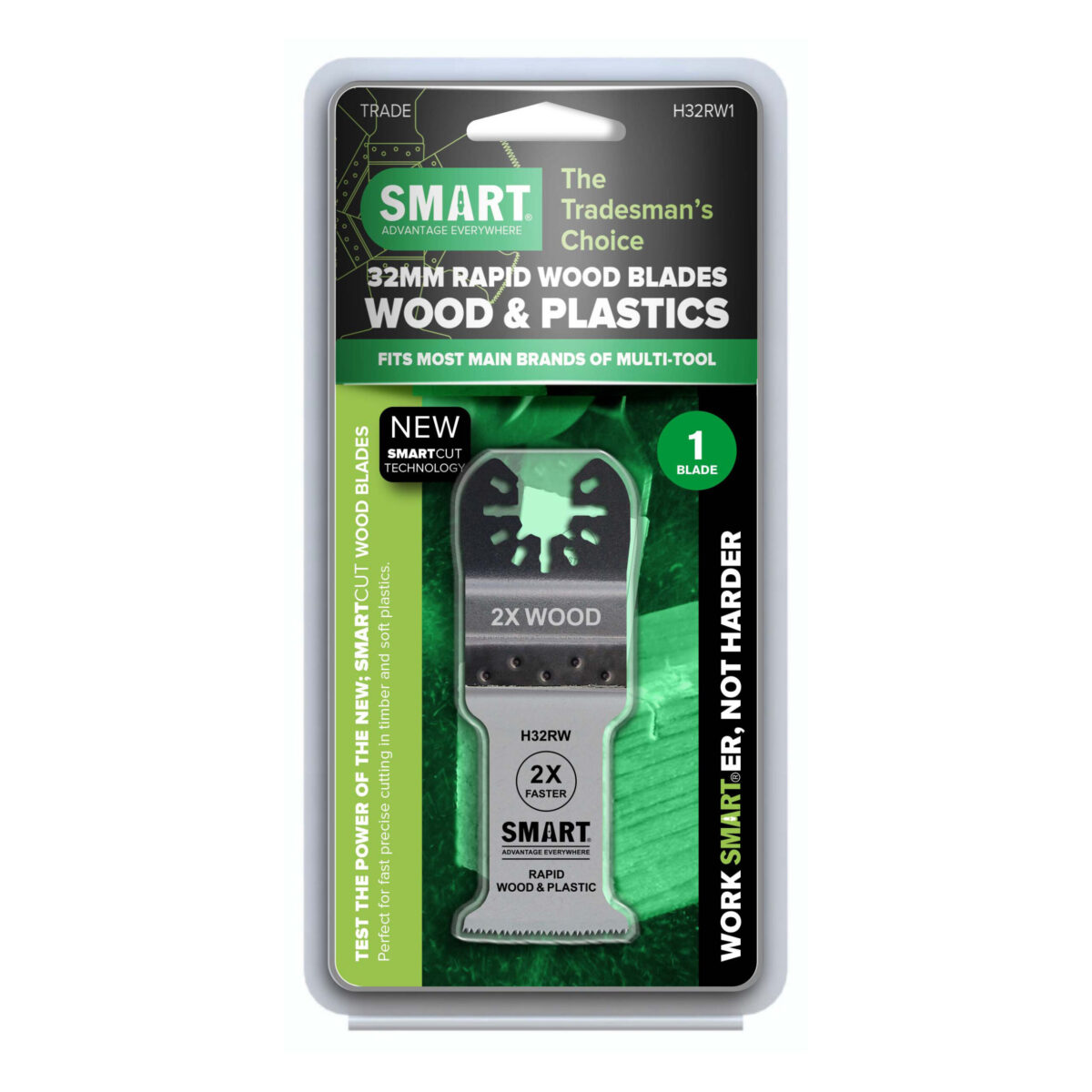 SMART H32RW1 Universal 32mm Rapid Wood Blade - Image 2
