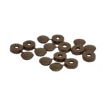 Brown Hinged Screw Covers 10 pack