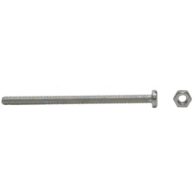 M3 x 50mm ZP Machine Screws & Nuts (5)