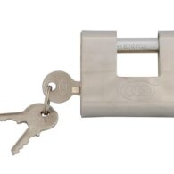 FAITHFULL 80mm Shutter Padlock Brass