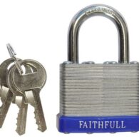 FAITHFULL 40mm Laminated Steel Padlock