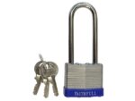 FAITHFULL 40mm Laminated Steel Long Shackle Padlock