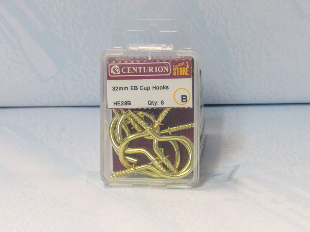 32mm EB Shouldered Cup Hook 8 pack - Image 2
