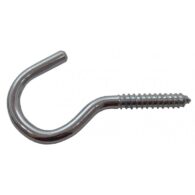 100mm x 18mm ZP Steel Screw Hook