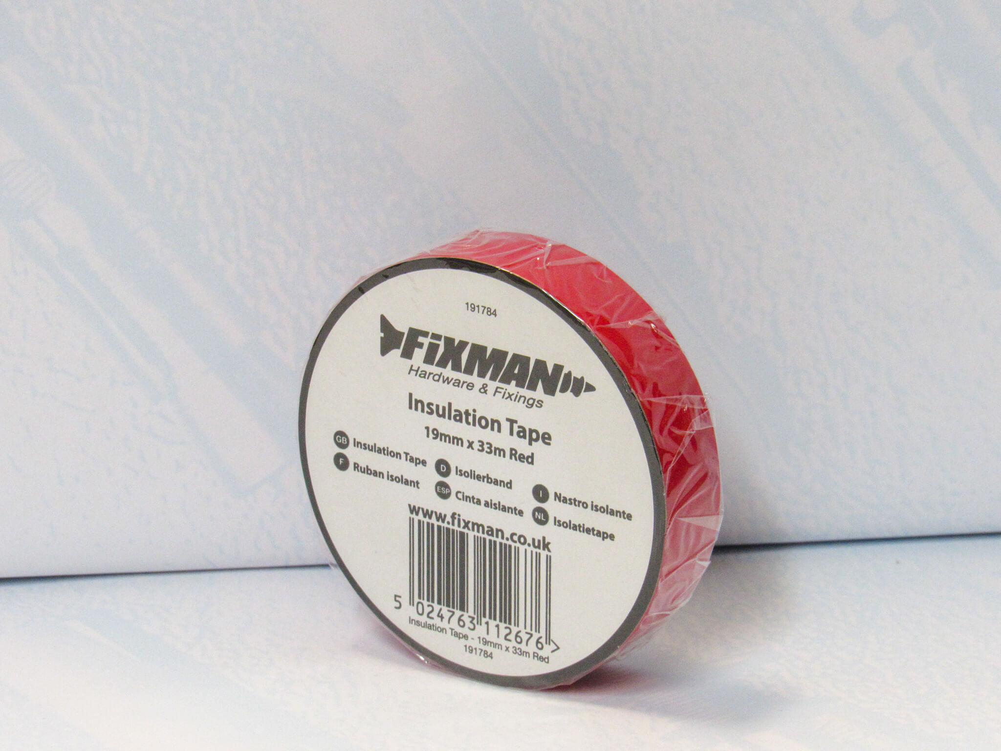 INSTR Insulation Tape Red 19 x 33m - Image 1