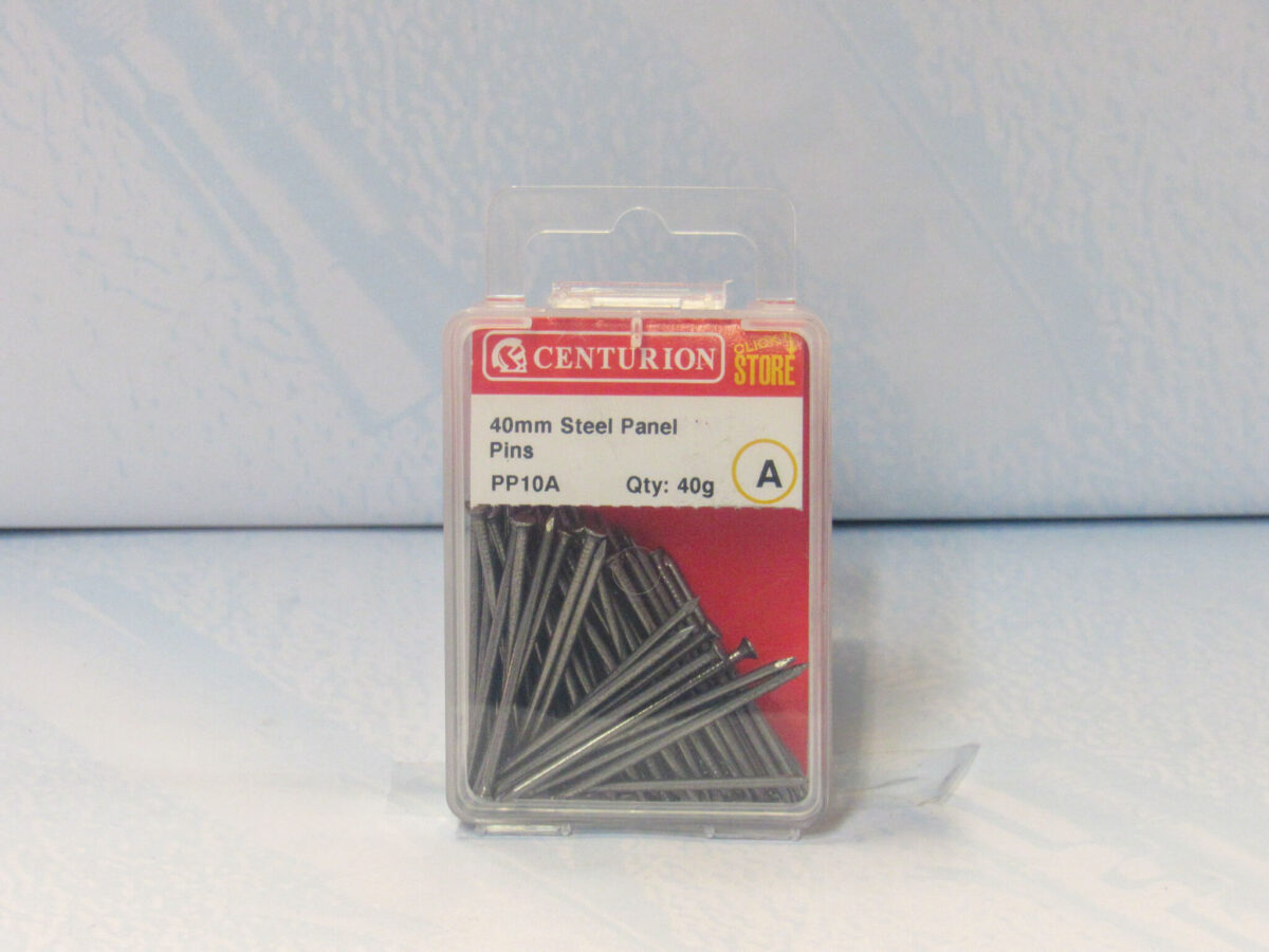 40mm Bright Steel Panel Pins 40g - Image 2