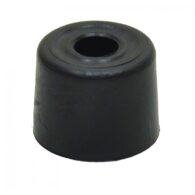 28mm Black Plastic Door Stops 2 pack