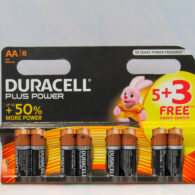 Duracell AA 5+3 Batteries