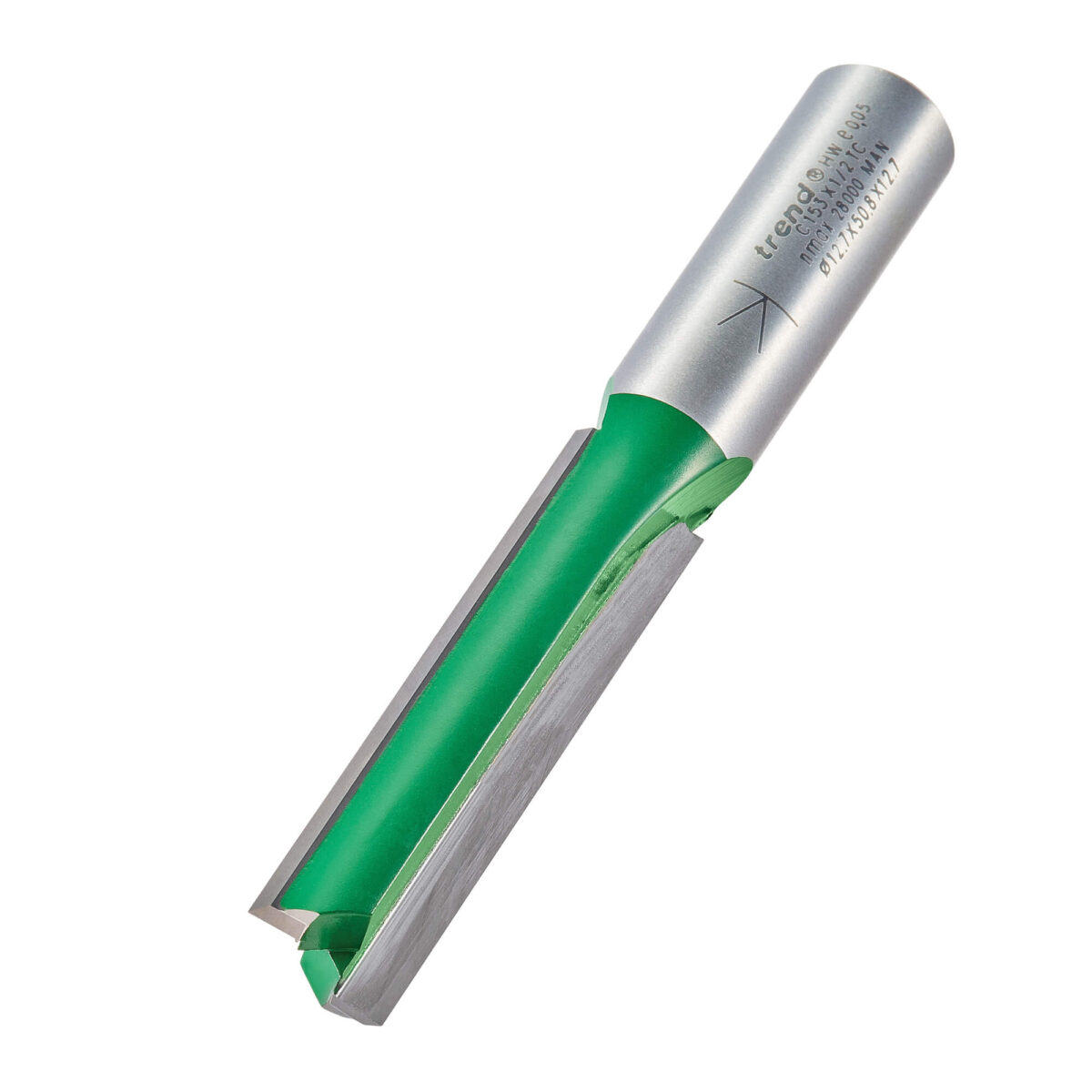 Trend 12.7mm Dia X 63mm Two Flute Cutter - Image 2