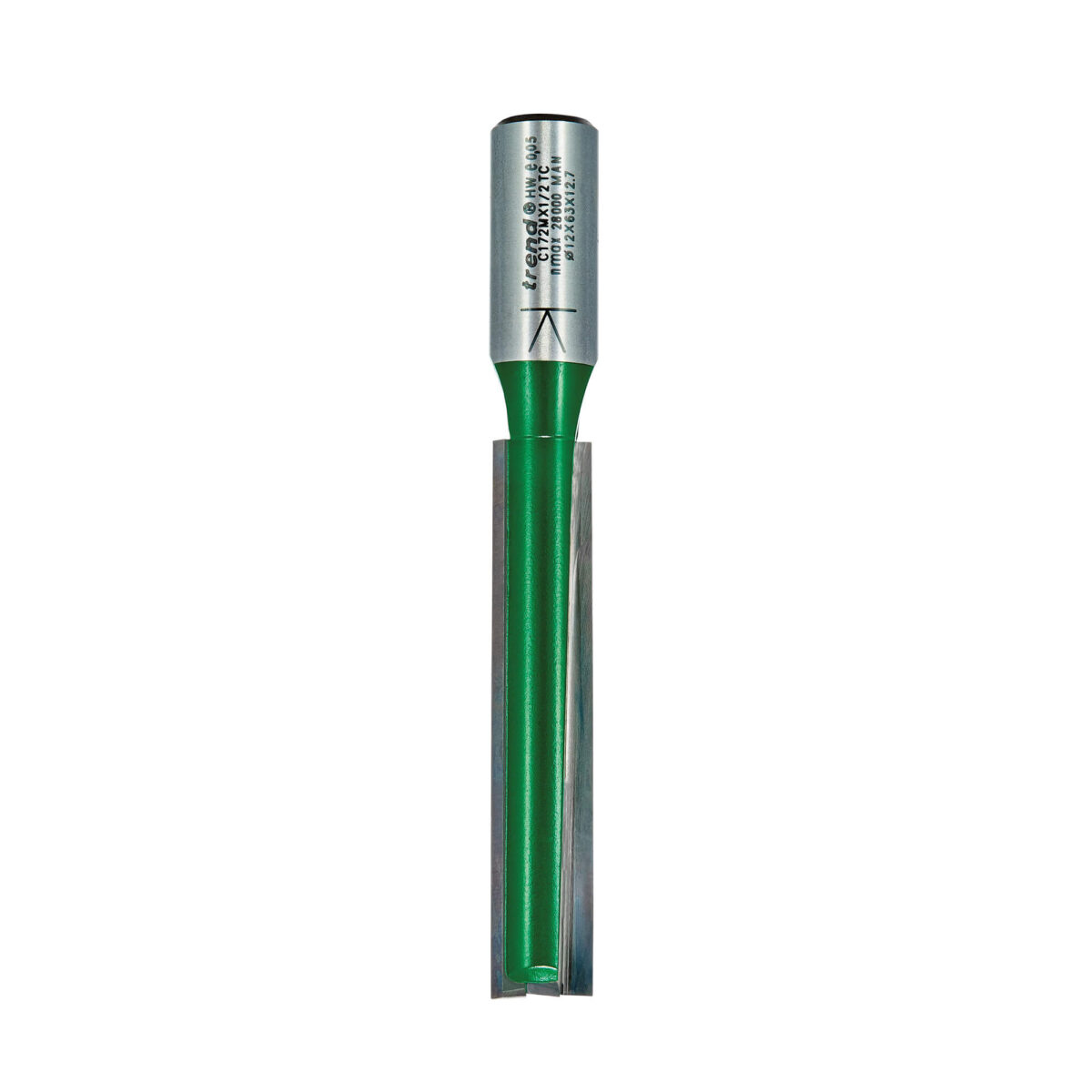 Trend 12mm Dia X 63mm  Two Flute Cutter - Image 3
