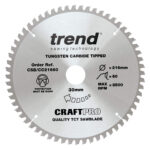 Trend 216mm X 60t X 30mm Craft Blade Cc