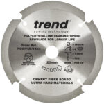 Trend 160mm X 4t X 20mm Fibreboard Saw Blade Pcd